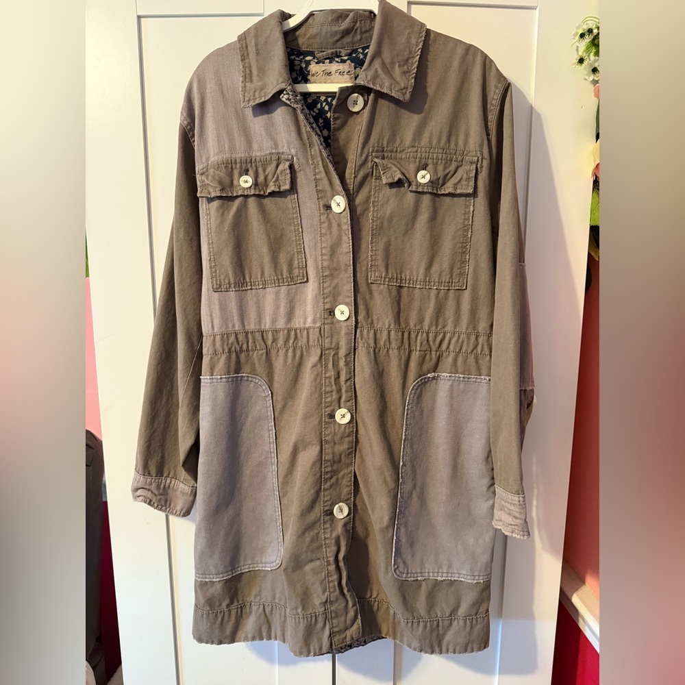 We the Free Apollo Patchwork Button Up Jacket